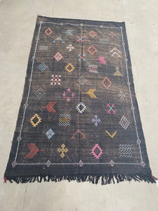 Sabra tapijt zwart